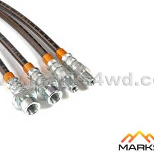 Braided Brake Lines Full Set - Land Rover Discovery I
