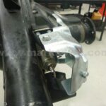 Rear Diff Lock Air Actuator Installed with Stone Guard Bracket