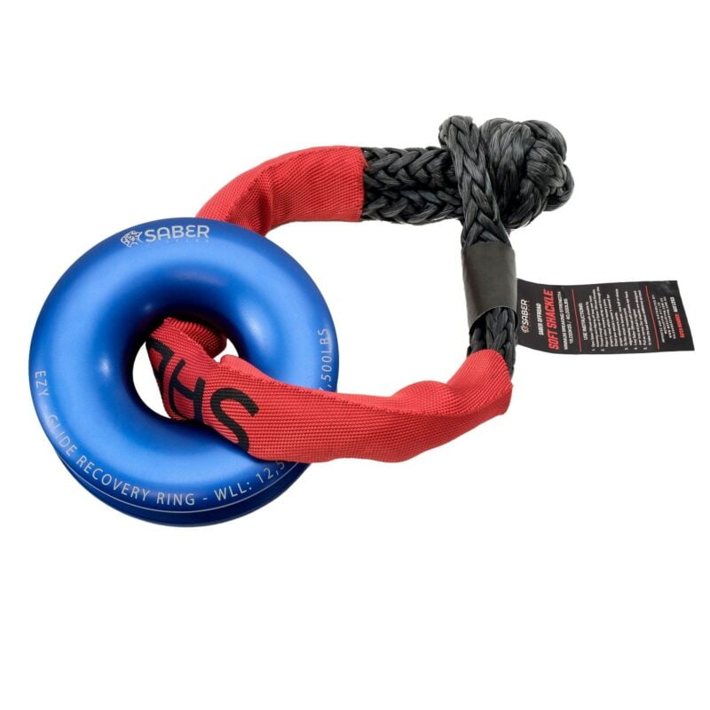 Ezy-Glide Recovery Ring & Soft Shackle - Saber Offroad