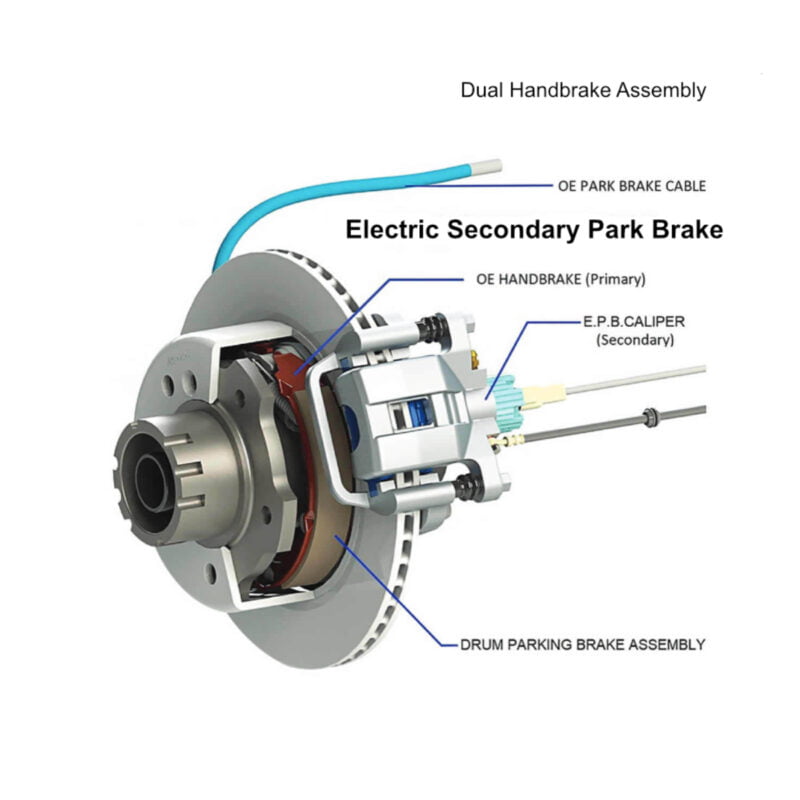 Electric Secondary Park Brake - Toyota Landcruiser 70 series
